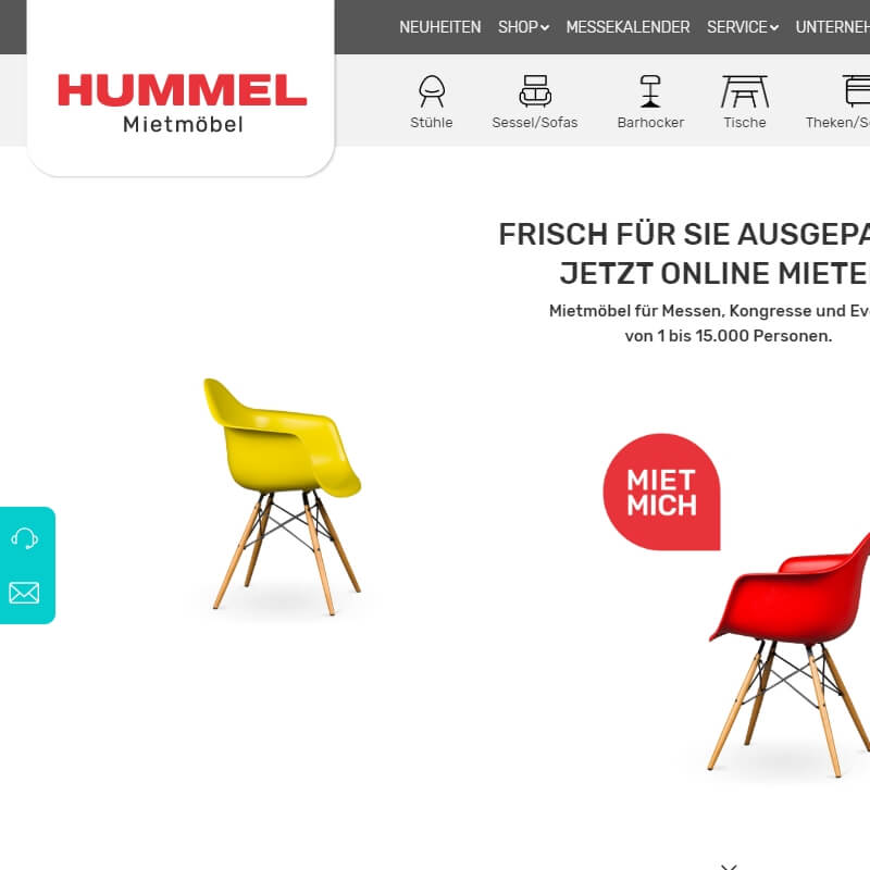 Referenz: hummel-mietmoebel.de