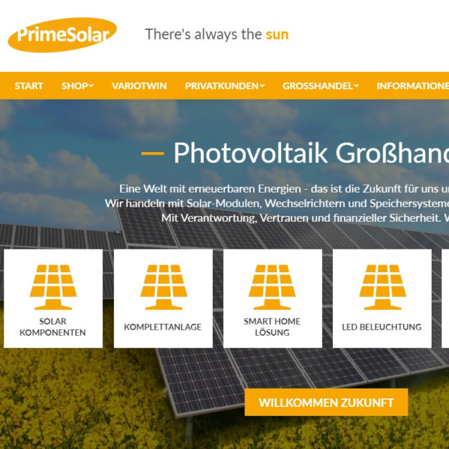 Referenz: primesolar.eu